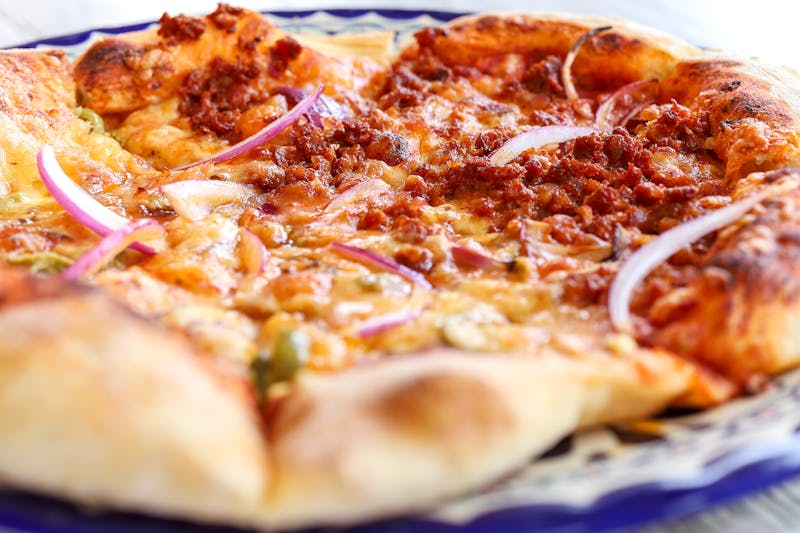 BBQ Chicken Deep Dish Pizza